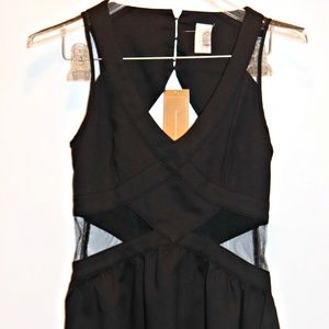 Sexy Cut Out Black Dress